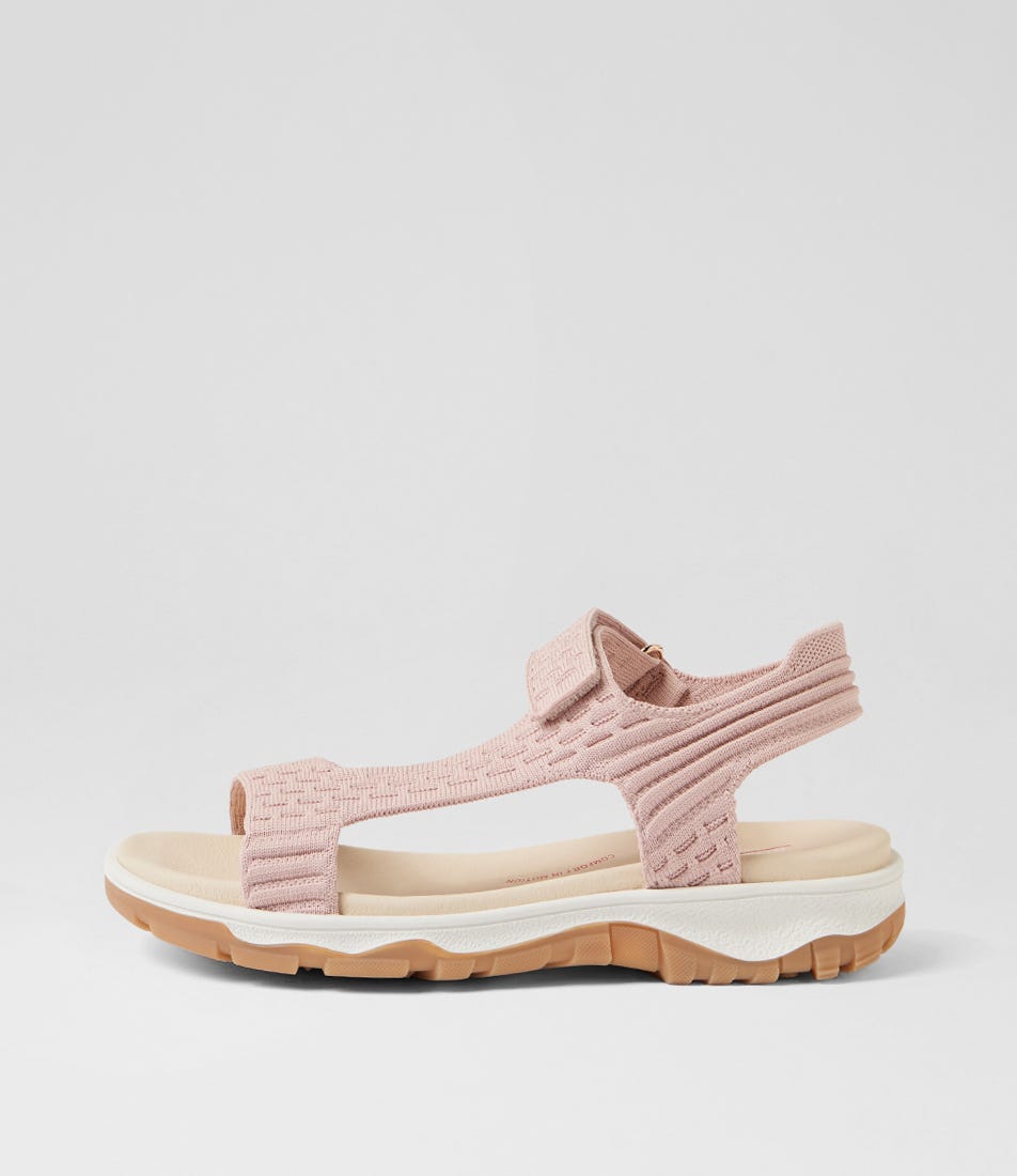 Range Rose Knit Strappy Sandals