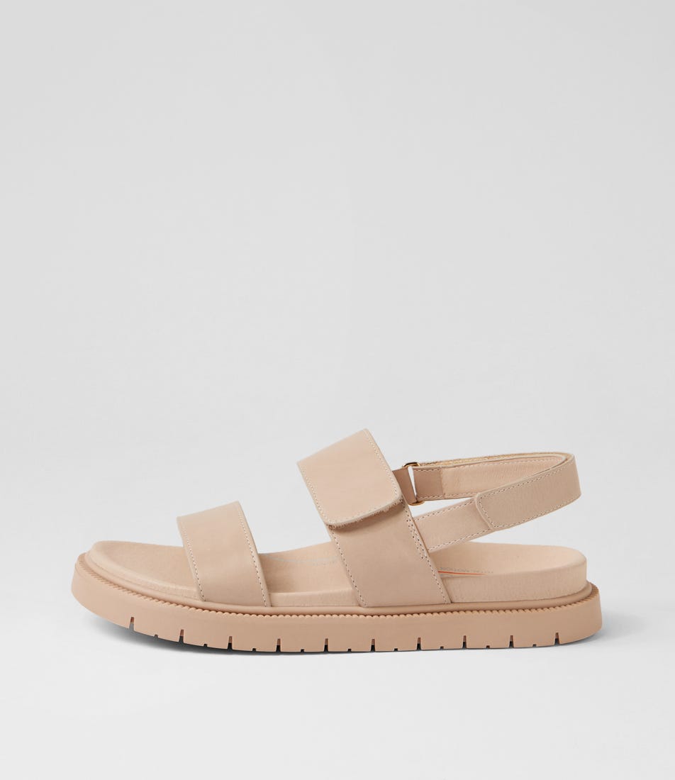 Henrietta Blush Leather Strappy Sandals