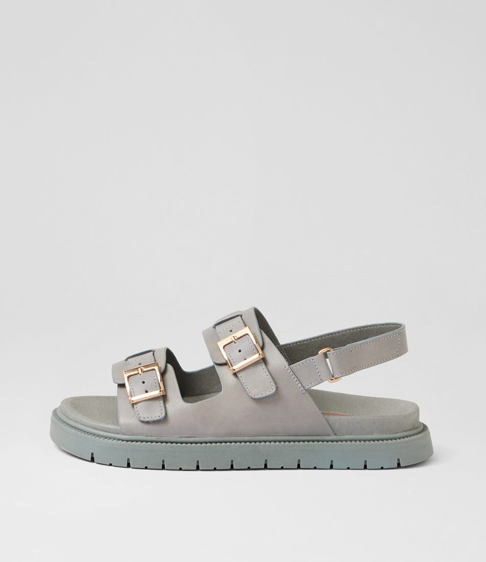 Hobart Ocean Leather Slides