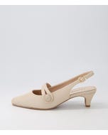Lisshle2 Platinum Sparkle Fabric Heels