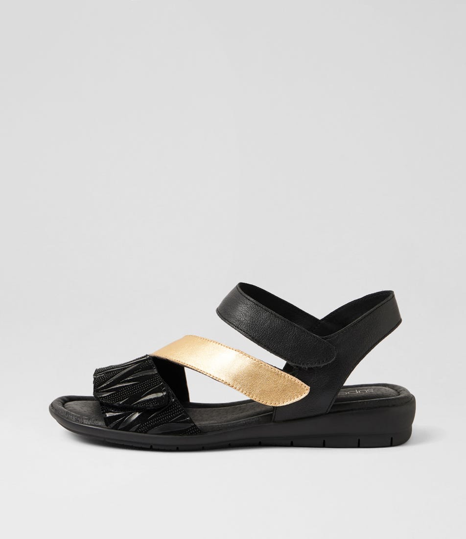 Fast Black Vines Multi Sandals