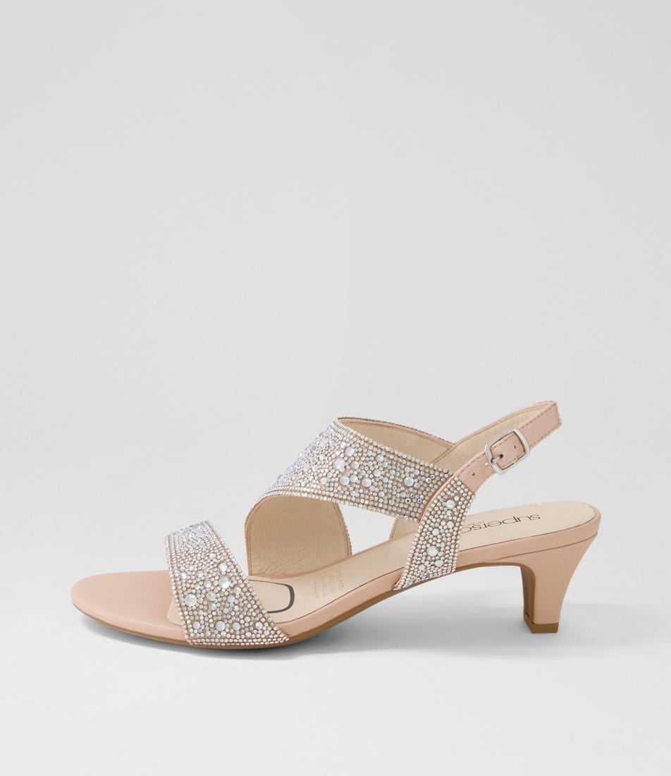 Drews Silver Nude Jewels Sandals