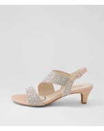 Drews Silver Nude Jewels Sandals