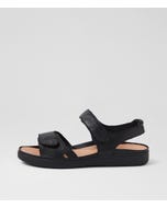 Kendals Black Leather Sandals