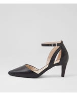Miriams Black Leather Heels