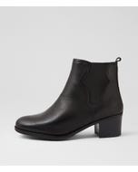 Carlosie Black Leather Chelsea Boots
