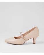 Casablanca Light Nude Leather Heels