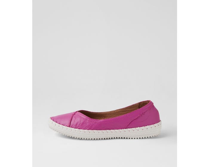 Wayson Wayson Orchid Leather Ballet Flats by Supersoft