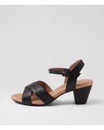 Ingrids Black Leather Sandals