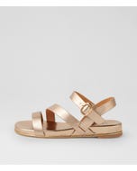 Lindi Champagne Leather Sandals