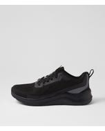 Movement Black Fabric Sneakers