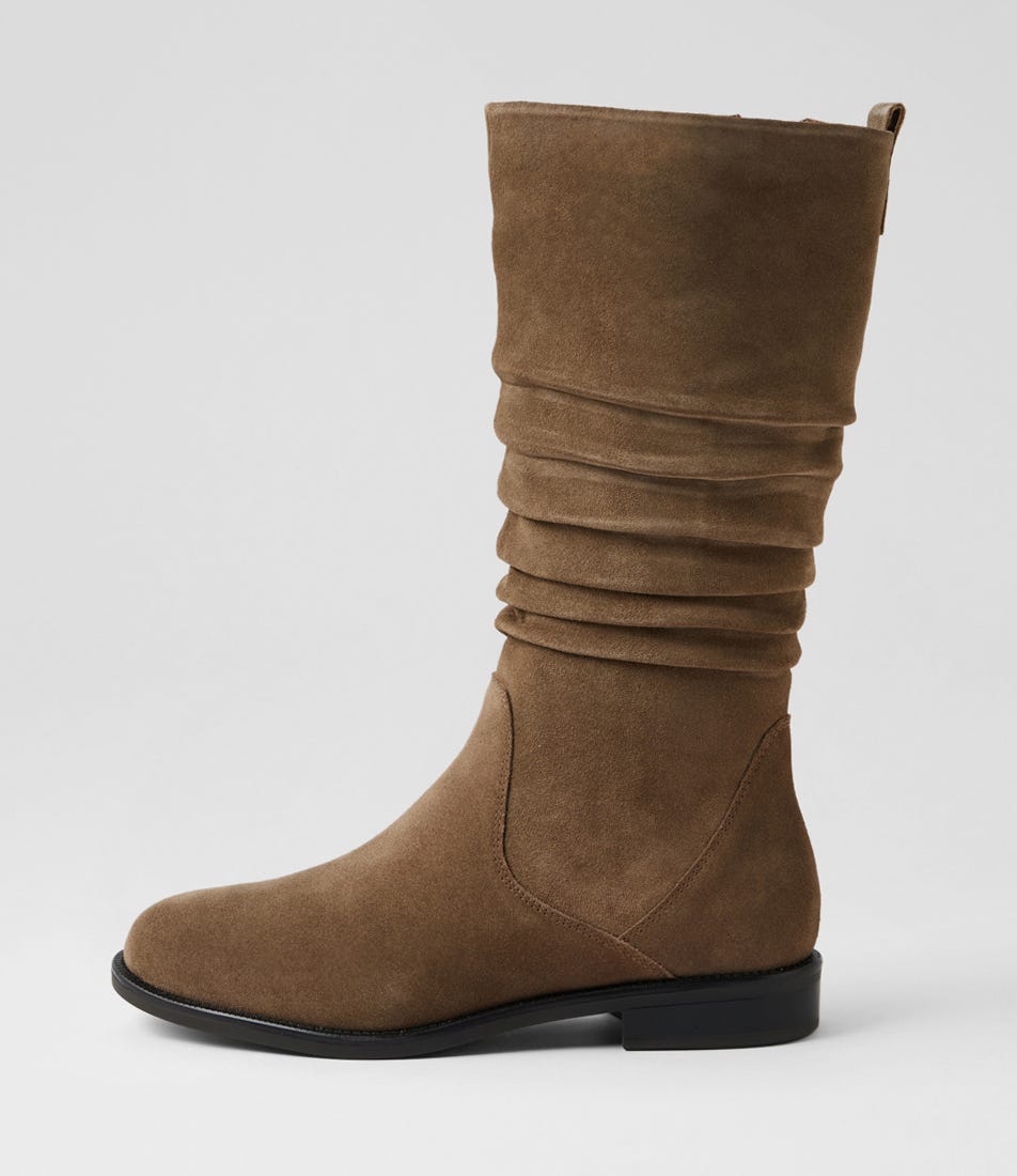 Darjeeling Mid Taupe Suede Calf Boots