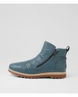 Karols Arctic Leather Ankle Boots
