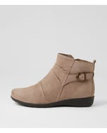 Pandoras D Light Taupe Nubuck Ankle Boots