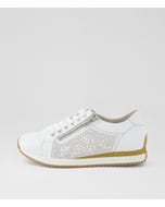 Voxie White Leather Sneakers