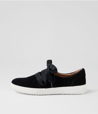 Zorie Black Suede Sneakers