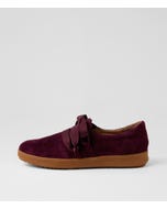 Zorie Mulberry Suede Sneakers