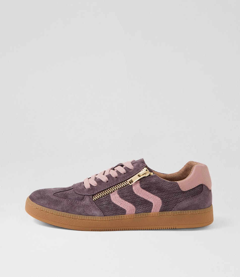 Darcys Dark Plum Multi Sneakers