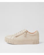 Pagie Almond Leather Sneakers