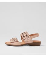 Beckhams Blush Leather Sandals