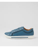 Elme Denim Leather Sneakers