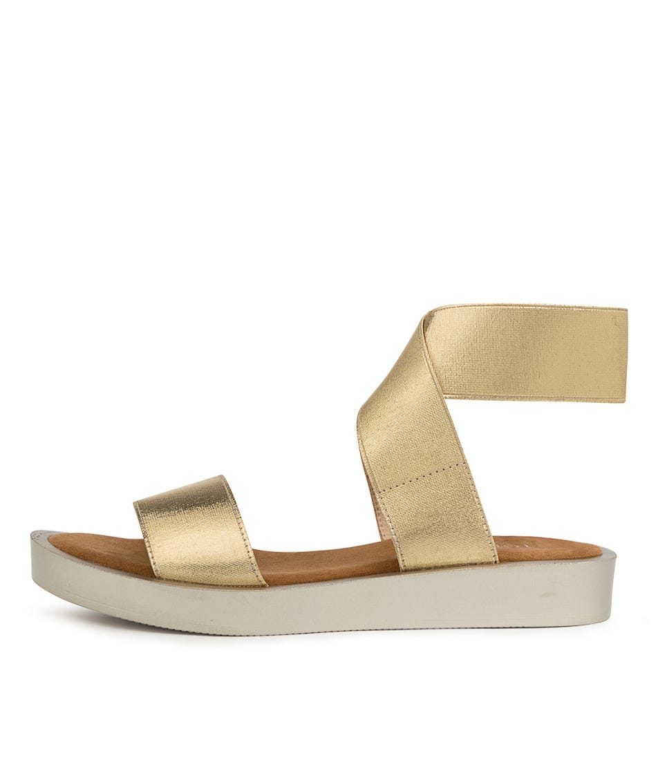 Figitty To Pale Gold Pale Gold Sole Elastic by Top End