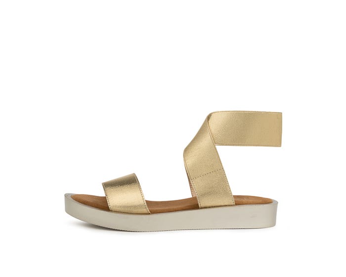 Figitty Figitty To Pale Gold Pale Gold Sole Elastic by Top End