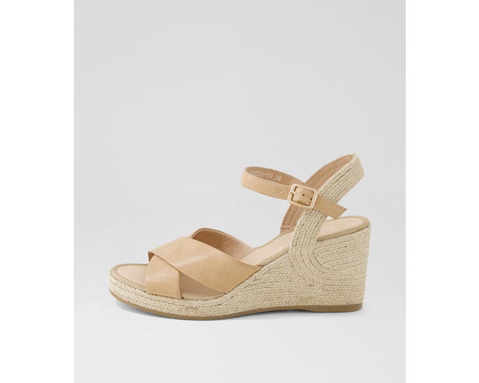 Ghosta Ghosta Cappuccino Natural Rope Leather Sandals by Top End