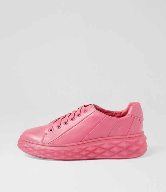 Irsia New Pink Leather Sneakers
