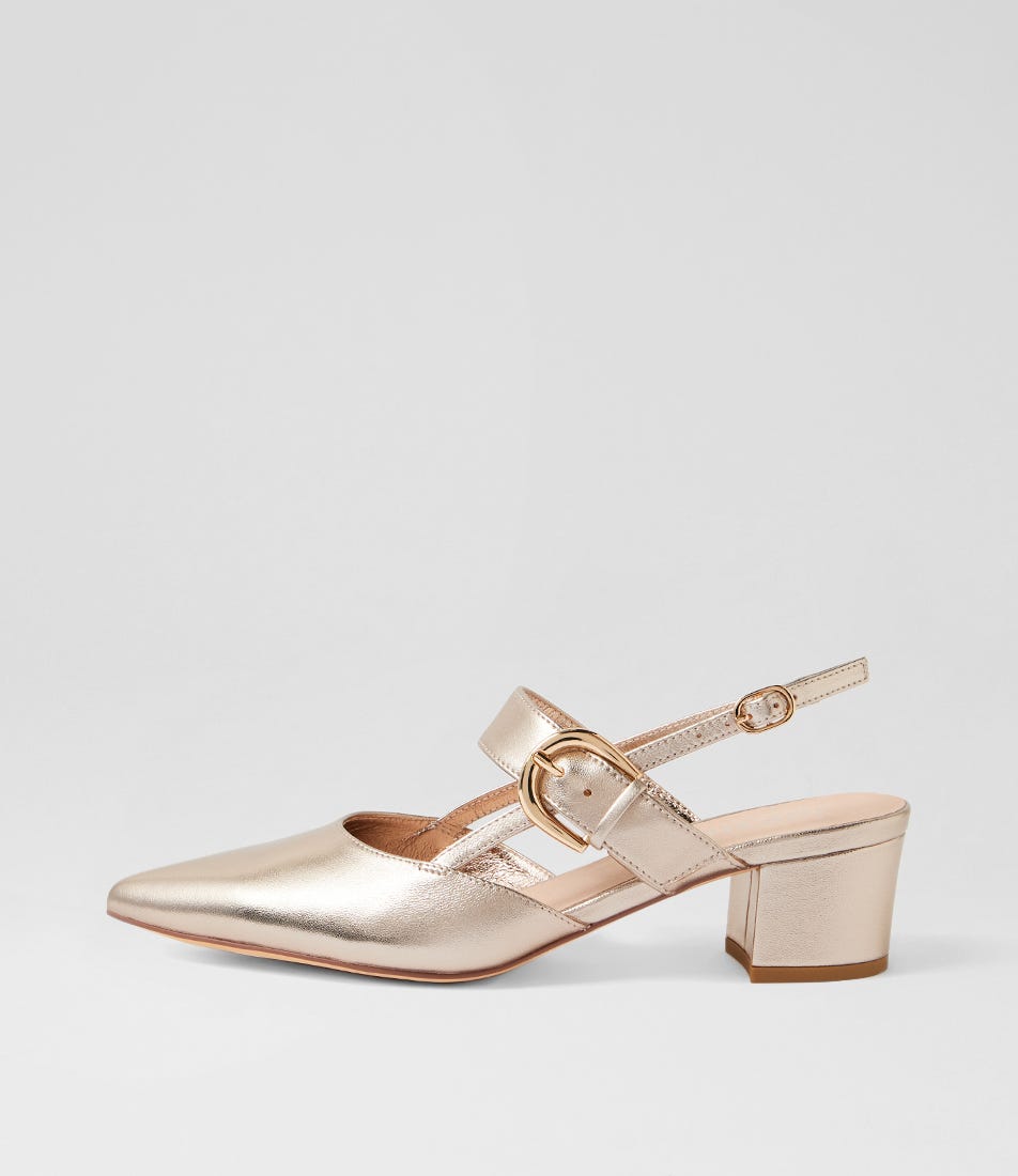 Asten Platino Leather Heels