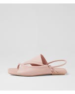 Egain Pale Pink Leather Sandals