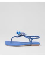Emlyn Blue Suede Sandals