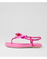 Emlyn Pink Suede Sandals