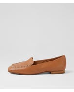 Pansha Dark Tan Natural Leather Loafers
