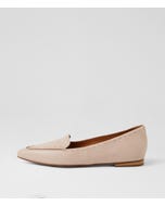 Yivi Nougat Leather Loafers