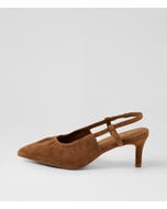 Correna Nutmeg Suede Heels