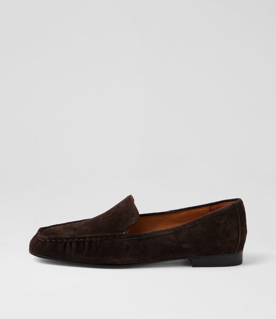 Polki Choc Suede Loafers