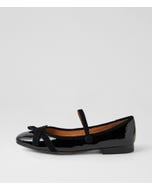 Mioras Black Patent Leather Mary Janes