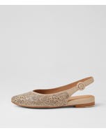 Falo Vanilla Leather Slingbacks