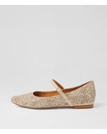 Saffie Vanilla Leather Flat Shoes