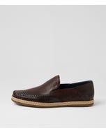 Catch Chocolate Leather Loafers