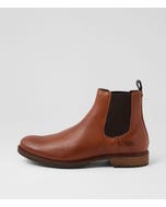 Bern Tan Leather Chelsea Boots