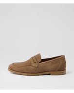Larry Taupe Suede Loafers