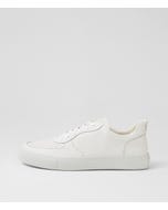 Sleet White Leather Sneakers