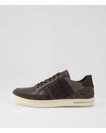 Bond Grey Leather Sneakers