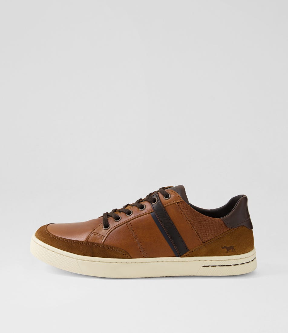Bond Tan Leather Sneakers