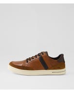 Bond Tan Leather Sneakers