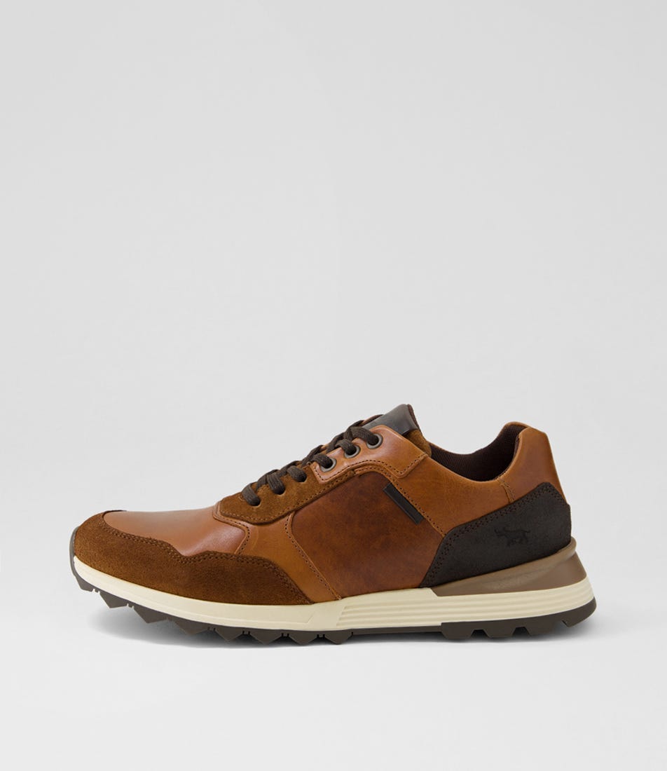 Mello Tan Leather Sneakers