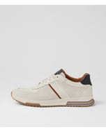 Falls Creme Leather Sneakers