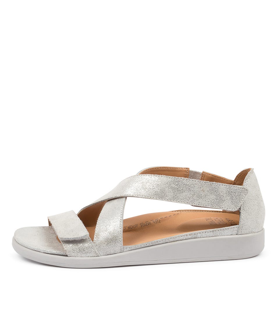 Issy W Silver Dusty Leath by Ziera